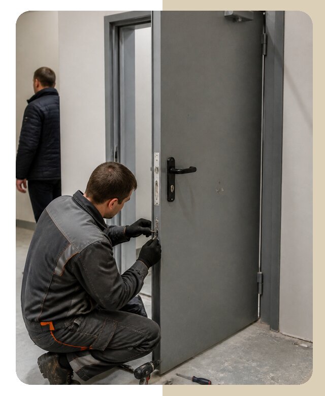Ремонт противопожарной двери в Якутске по цене 6770 р. | ДвериЛегко-Ктс